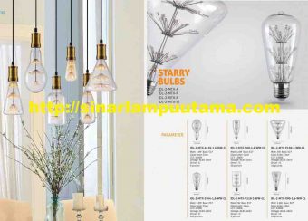 Lampu Gantung LED Desain Interior Starry Bulbs