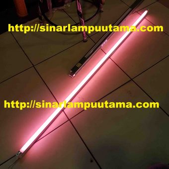 Lampu TL T5 28 watt Merah