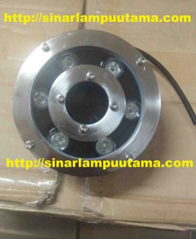 Lampu Kolam Renang Air Mancur 6 watt model Donut