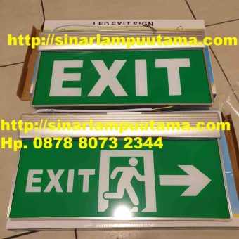 Lampu Emergency EXIT Mika Hijau