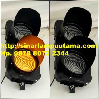 Lampu Traffic Lalu Lintas Warning Light 2 Aspek Kuning Kuning