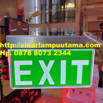 Lampu EXIT Platinum Emergency Lamp
