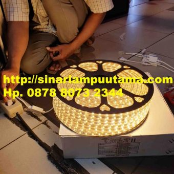 Lampu LED Strip 5050 220V 80M Kuning Warmwhite
