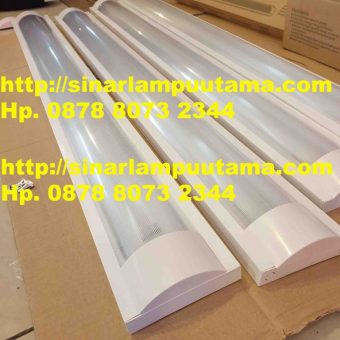 Kap Lampu TL RM Polos 2x18W TL LED 120cm
